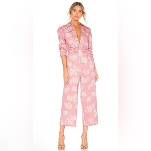 Cinq à Sept Jubilee Jumpsuit in Sakura Pink Size Small